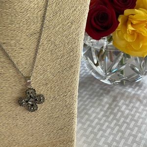 vintage Marcasite Maltese Cross